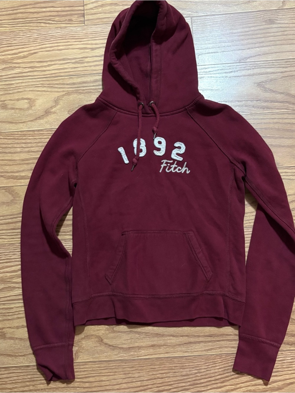 Abercrombie & Fitch Maroon 1892 Hoodie